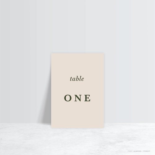 Ferris Wheel: Wedding Table Number