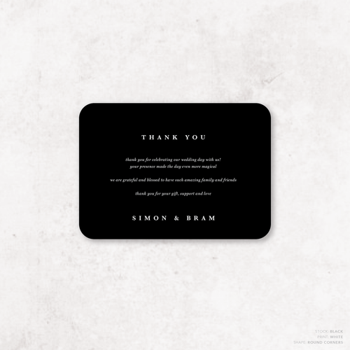 Ferris Wheel: Wedding Thank You Card