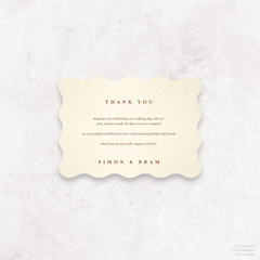 Ferris Wheel: Wedding Thank You Card