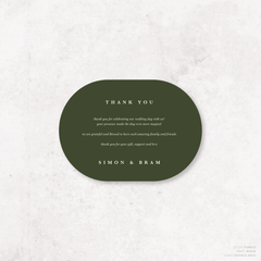 Ferris Wheel: Wedding Thank You Card