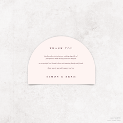 Ferris Wheel: Wedding Thank You Card