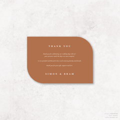 Ferris Wheel: Wedding Thank You Card