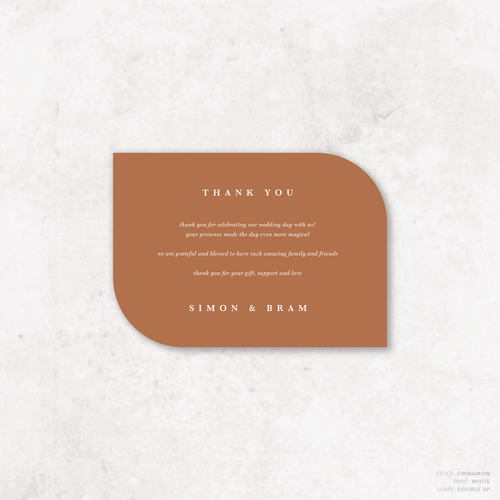 Ferris Wheel: Wedding Thank You Card