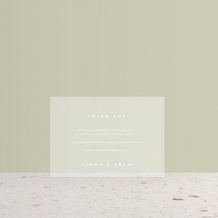 Ferris Wheel: Wedding Thank You Card