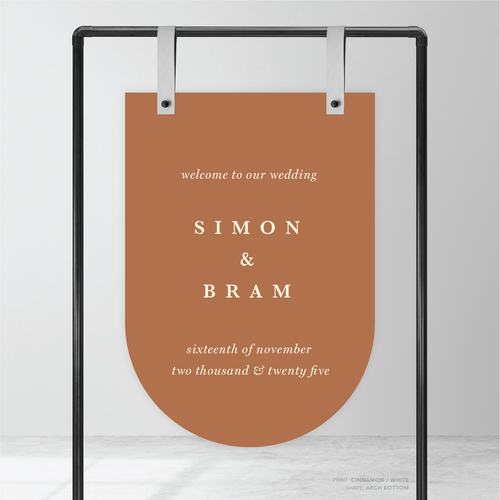 Ferris Wheel: Wedding Welcome Sign