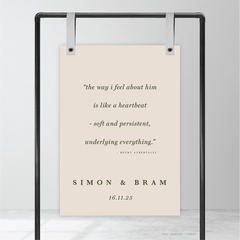 Ferris Wheel: Wedding Welcome Sign