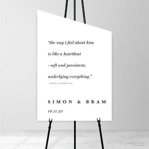 Ferris Wheel: Wedding Welcome Sign