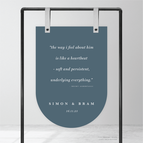 Ferris Wheel: Wedding Welcome Sign