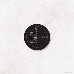 First Date: Wedding Drink Coaster