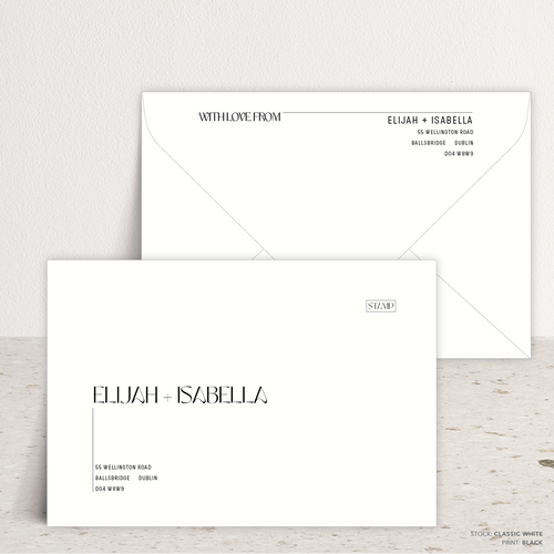 First Date: Envelope Print