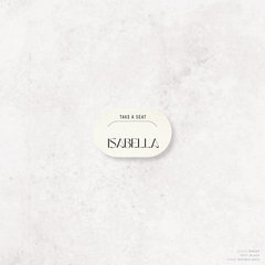 First Date: Wedding Place Card