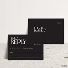 First Date: Wedding RSVP Card