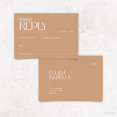 First Date: Wedding RSVP Card