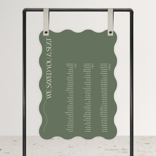 First Date: Wedding Seating Chart