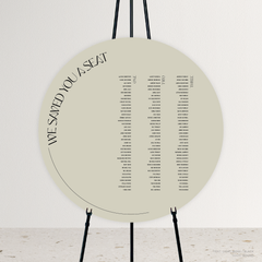 First Date: Wedding Seating Chart