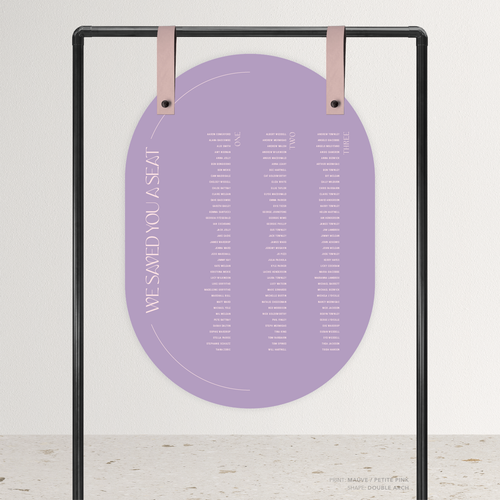 First Date: Wedding Seating Chart