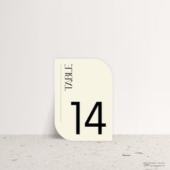 Products First Date: Wedding Table Number
