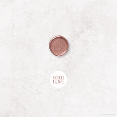 First Date: Wedding Wax Seal Sticker