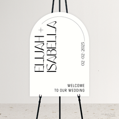 First Date: Wedding Welcome Sign