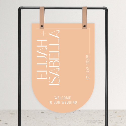 First Date: Wedding Welcome Sign