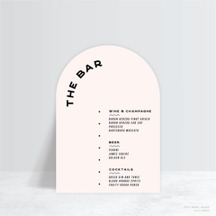 Galway Girl: Wedding Bar Sign