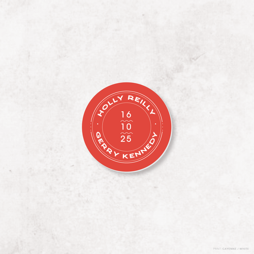 Galway Girl: Wedding Coaster