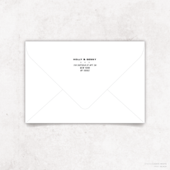 Galway Girl: Envelope Print Back