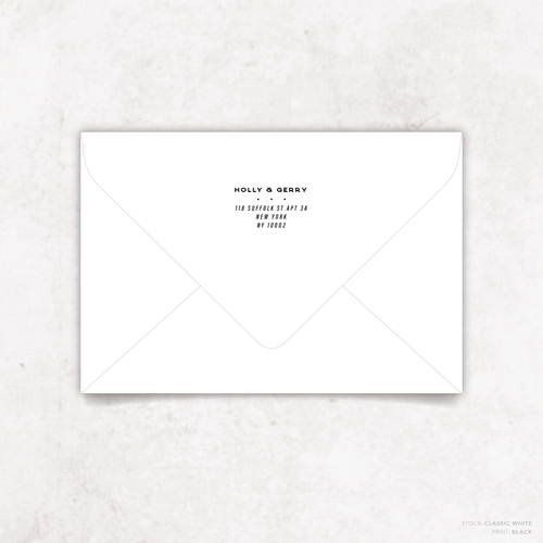 Galway Girl: Envelope Print Back