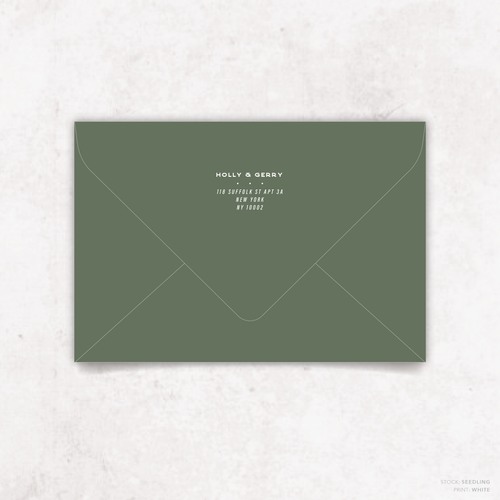 Galway Girl: Envelope Print Back