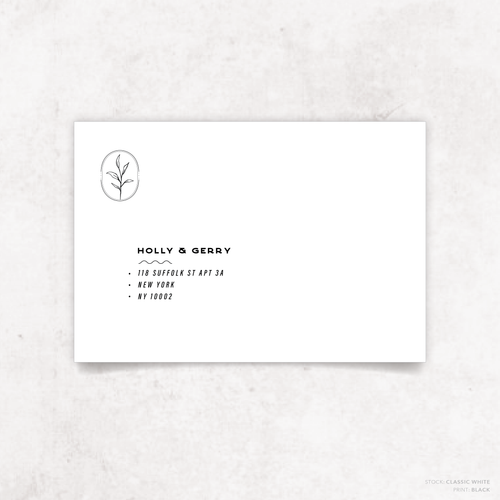 Galway Girl: Envelope Print Front