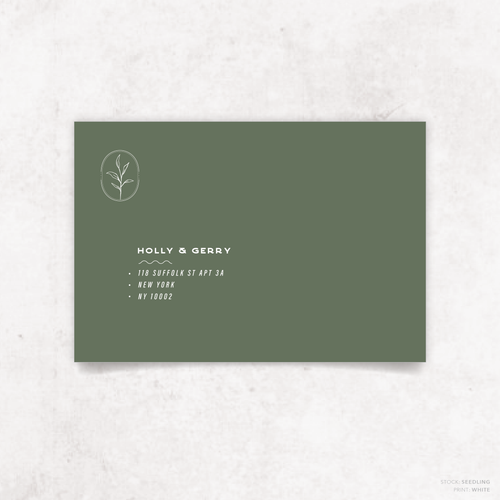 Galway Girl: Envelope Print Front