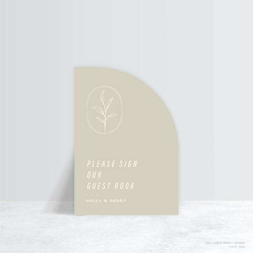 Galway Girl: Wedding Info Sign