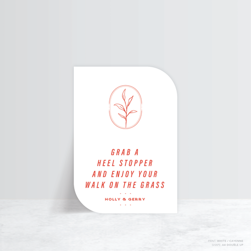 Galway Girl: Wedding Info Sign