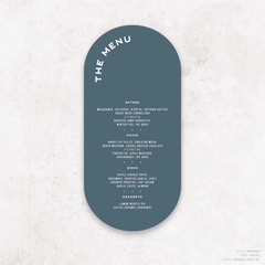 Galway Girl: Wedding Menu