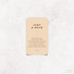 Galway Girl: Wedding Note Card