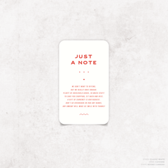 Galway Girl: Wedding Note Card