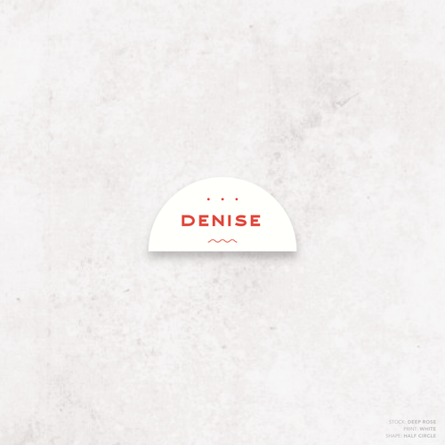 Galway Girl: Wedding Place Card