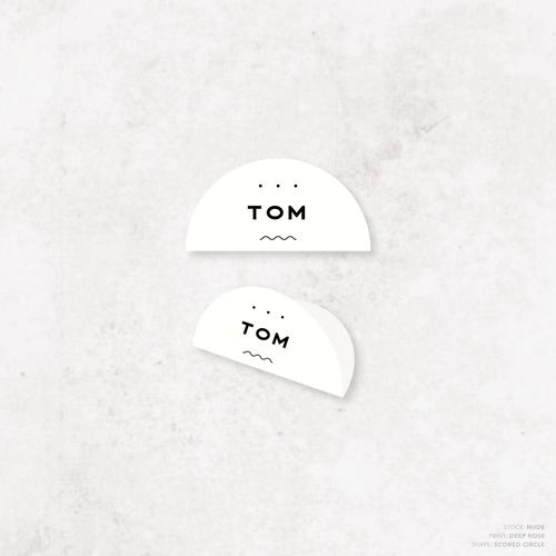 Galway Girl: Wedding Place Card