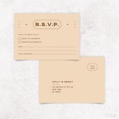 Galway Girl: Wedding RSVP Card