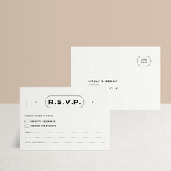 Galway Girl: Wedding RSVP Card