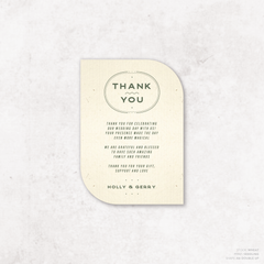 Galway Girl: Wedding Thank You Card