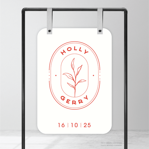 Galway Girl: Wedding Welcome Sign