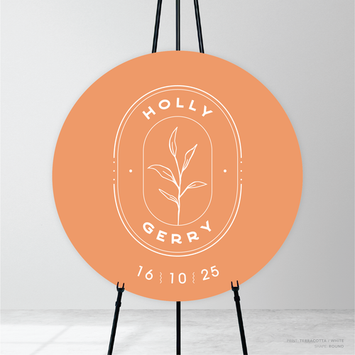 Galway Girl: Wedding Welcome Sign