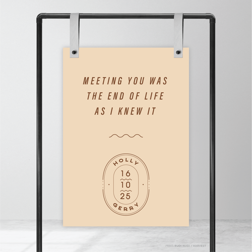Galway Girl: Wedding Welcome Sign