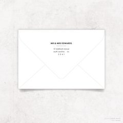 Henry: Envelope Print Back