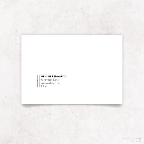 Henry: Envelope Print Front