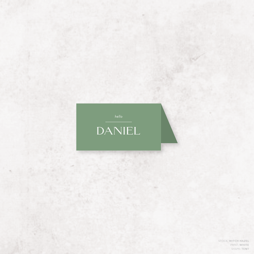 Henry: Baptism Place Card