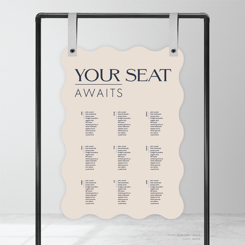 Henry: Baptism Seating Chart