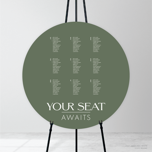 Henry: Baptism Seating Chart