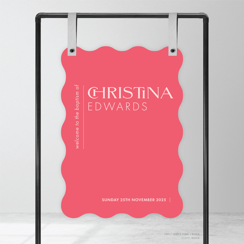 Henry: Baptism Welcome Sign